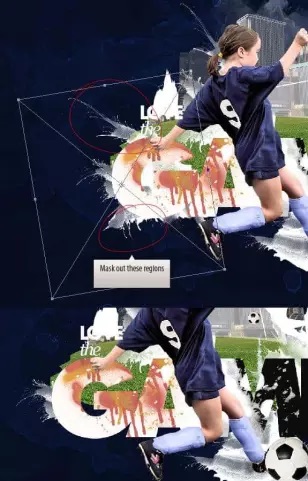 آموزش طراحی پس زمینه ورزشی در فتوشاپ